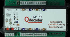 Qdecoder 117, ZA1-16, Light, switch and signal decoder with 16 independently programmable function outputs