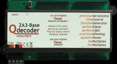 Qdecoder 130, Qdecoder ZA3-Base, Basisdecoder für 2 Einfachmodule oder ein Doppelmodul